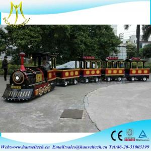 Hansel tourist amusement park Mini trackless electric train amusement park train rides for sale