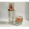 Luxury Transparent Cream Bottles Skincare Packaging / Glass Cosmetic Bottle Six