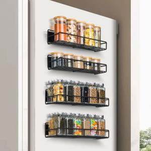 China Double Tier Magnetic Fridge Storage Organizer Customized for Kitchen and Refrigerator supplier