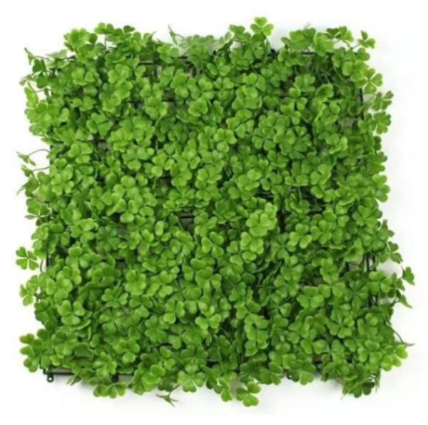 PE Customizable Green Artificial Wall Grass Eco Friendly Decoration UV Resistant Weatherproof