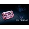 China O ponto luminoso sintético brilhante de Moissanite do rosa para sempre dá forma a 5mm x a 7mm wholesale