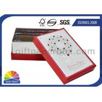 China OEM Rigid Paper Gift Box With Diamond Decorated / Cardboard Gift Box With Lid on sale