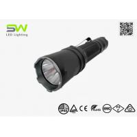 China Rechargeable 1300 Lumens Tactical Flashlight For Police Self Defence on sale