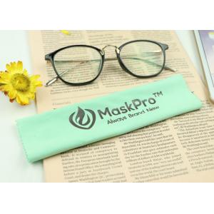 Anti Static Microfiber Glasses Cloth , Dust Free Microfiber Cloth For Phone