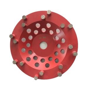 5inch Concrete Diamond Tools / Diamond Floor Grinding Wheels With Dot Segments