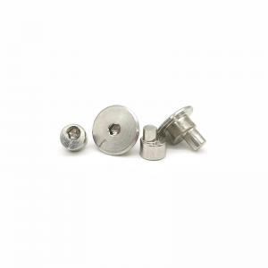 Non Standard Hexagonal Eccentric Nail 304 Stainless Steel Solid Flat Round Head Step Rivet Fastener Connector