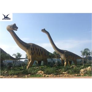 Amusement Park Equipment Real Life Size Dinosaurs , Dinosaur Lawn Ornament 