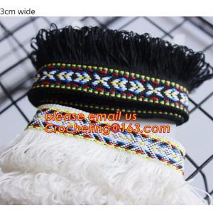 China Polyester Yarn Tassel Fringe Trim for Curtain/Pillow Trimming of Home Textile supplier