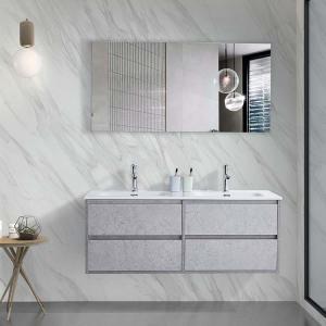 Plywood Led Bathroom Mirror Cabinet Rectangle Unpainted Board Material