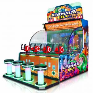 500W Ticket Redemption Game Machine Coin Op Dinosaur Era - 4 Players Ball Shooting Game Arcade Machine