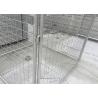 China Environmental Q235 Steel Weld / Chain Wire Trash Cage 1500mm X 2000mm wholesale