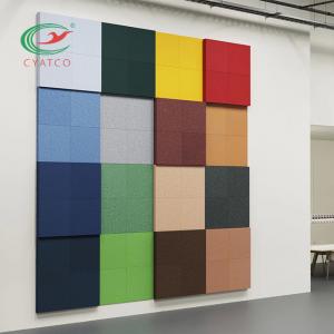 ODM Square Fiber Acoustic Sound Tiles Flavorless For Office Wall