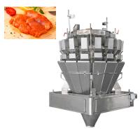 China Fresh Chicken Sheep Pork Beef Meat Multihead Weigher 14 Heads Screw Meat Filling Machine on sale