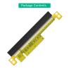 China PCI Express 8X to 16X Riser Card 107mm Black PCB wholesale