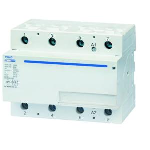 China Contator 4 Polo IP20 100A 230V da C.A. do agregado familiar da fase monofásica do trilho do ruído supplier