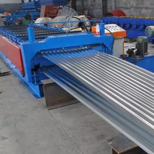 JCX New Corrugated Aluminum Iron Roofing Sheets Making Machine With New Technology and cold bending roll forming machine