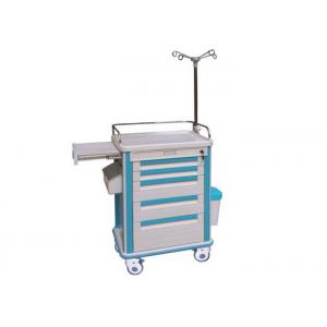 China Medical Trolley Luxury ABS Emergency Crash Cart With Five Drawers (ALS-MT119) supplier