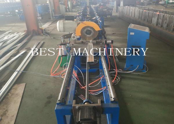 Professional High Speed Oval Tube Roll Forming Machine 380v 4.5kw Power