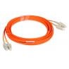 China SC UPC Orange Aqua Fiber Optic Patch Cord Test , LAN Patch Cord wholesale