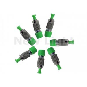 China Green Fiber Optic Attenuator Single Mode FC APC Female To Male 5 dB Attenuator supplier
