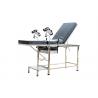 China Stainless Steel Gynecology Examination Bed With Foot Stool wholesale