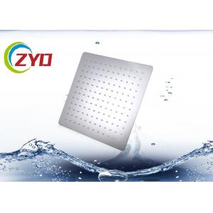 12 Inch Solid Square Ultra Thin Brushed 304 Stainless Steel Waterfall Shower Head