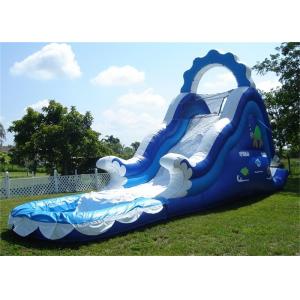 China Mini Inflatable Water Slides , Small Inflatable Pool Slide For Water Park supplier