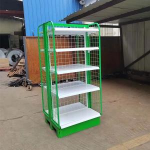 China supermarket shelves Steel wood shelves retail display gondola shelving/rack for shop supplier