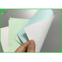 China 50gsm Blue Impression Carbonless NCR Paper Jumbo Roll for Invoice Printing on sale