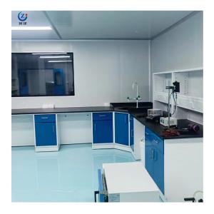 Corner Lab Wall Bench Countertop With Epoxy Resin Table Top High Durability