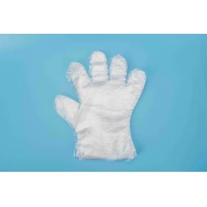 China Food Preparation Disposable Plastic Gloves Oil Proof Tear-Resistance PE Gloves supplier