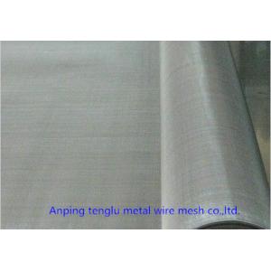 Alkali Resisting Stainless Steel Wire Cloth , 316 304 Woven Filter Mesh Plain Weave