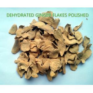 China Dehydrated ginger flakes (polished) ,natural orgnic ginger products,grade A supplier