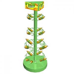 China 3 tier looped hook wire counter spinner display rack supplier