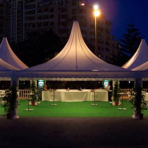 China Wind Resistant 8x8 Tent Outdoor Pagoda Wedding Party Gazebo Canopy supplier