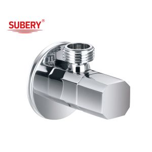 China Salle de bains en alliage de zinc carré Ventilateur d'angle bon marché Cuisine 1/2 pouce anti-corrosion Arrêtez de vérifier le noyau supplier