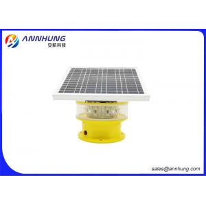 Flash Mode Solar Powered Aviation Lights / Aircraft Obstruction Lights