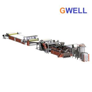 China PET GPPS Thick Plate Extrusion Line Plastic Sheet Extruder Machine 750kg H supplier