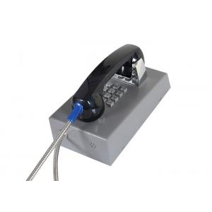 China Grey Corrosion Resistance Vandal Proof Telephone With ABS Material Handset supplier