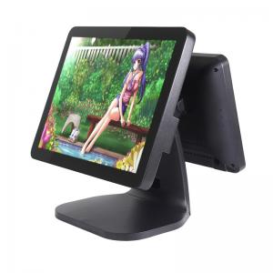 China Wear Resistant Touch Screen Pos Terminal , Food Industry All In One Pos Dual Display supplier