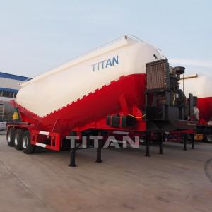 China bulk cement containers bulk cement haulers TITAN high quality bulk cement trailers for sale supplier