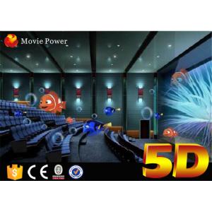 Local Manufacture 4D Theater System Large Curved Screen and Rain Bubble Snow Effects