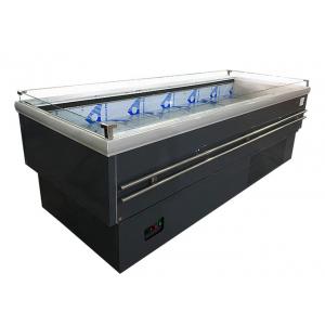 Customization Fruit Display Refrigerator Island Cooler For Promotion