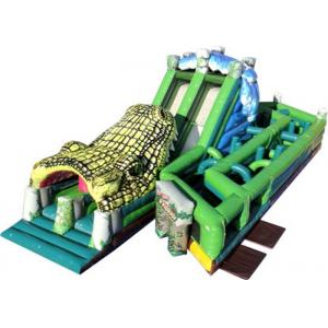 Giant Inflatable Obstacle Course , Playground Outdoor Obstacle Course For Students