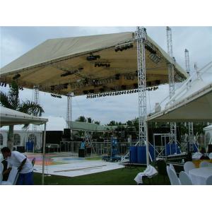 Retractable Aluminum Global Stage Roof Truss System / Lighting Truss Lift Global Trussing