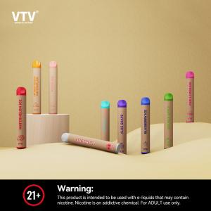 1.0ohm 600 Puffs Disposable E Cigarettes Without Nicotine 2ml Vape Pen With TPD