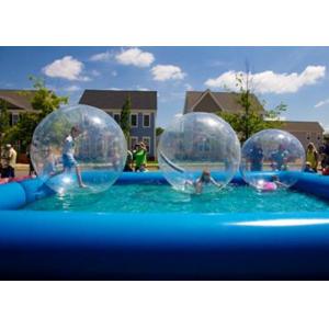 Outdoor Swimming Pool For Kids , 0.9mm PVC Walking Ball For Inflatable Swimming Pool