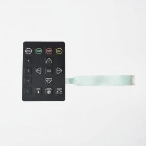 Waterproof Silicone Rubber Membrane Keypad With Silk Printing Laser Etching