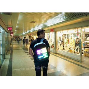 China Wearable Outdoor Led Screen Advertising Vest 100000 Mah Power Bank IP65 Waterproof supplier