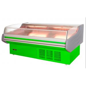 China Remote commercial Open Front Meat showcase Butcher refrigeration Equipment seafood display counter supplier